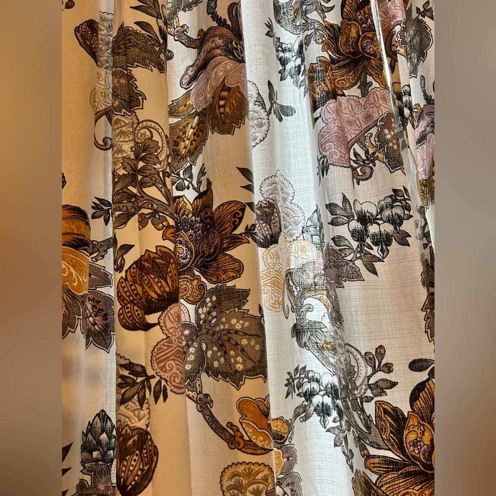 H&M 2 Pack Cotton Curtain Panels